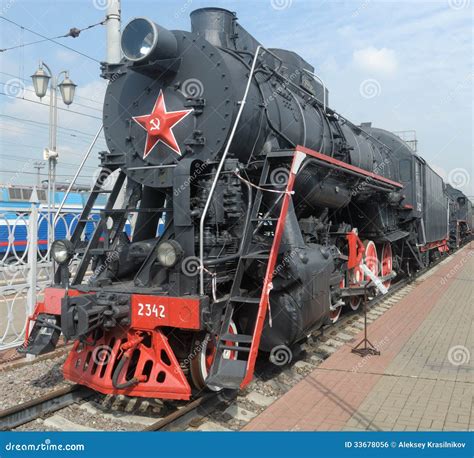 Russian Locomotive Stock Photo Image Of Soviet Locomotives 33678056