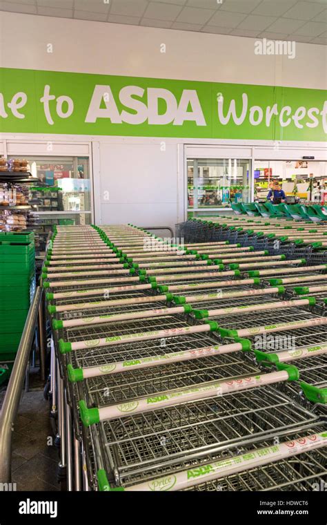 Asda Supermarket Trolley Hi Res Stock Photography And Images Alamy