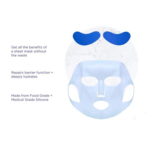 Our Reusable Silicone Sheet Mask Set Allows Product To Penetrate Deeper Into The Dermis Helping