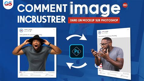 Comment Incruster Une Image Dans Un Muckup Facebook Sur Photosho Tuto