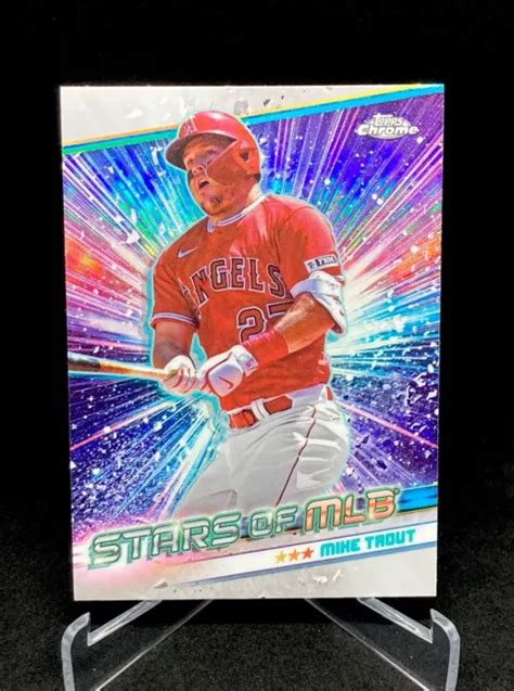 Mike Trout Topps Chrome Series One Stars Of The Mlb Csmlb