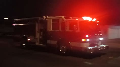 Fullerton Fire Dept Engine 3 Reserve Responding Youtube