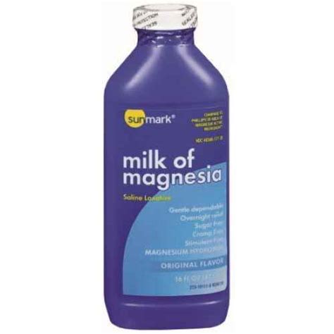 Buy Geri Care Milk Of Magnesia Laxative Original Flavor 400 Mg 16 Oz