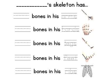 Skeleton Counting By Heidi Filatov TPT