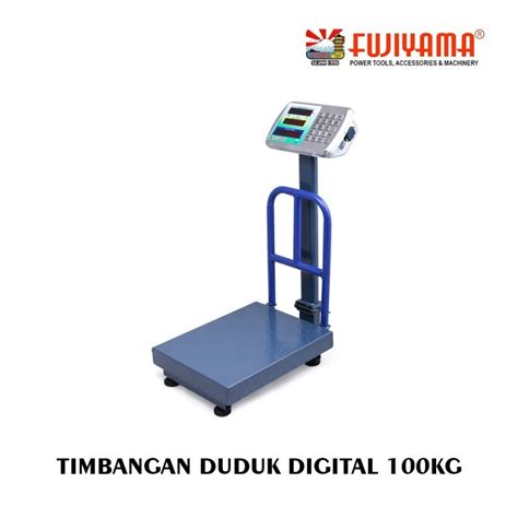 Jual Timbangan Barang Digital Kg Fujiyama Timbangan Lantai Digital