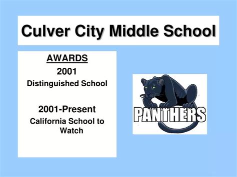 PPT - Culver City Middle School PowerPoint Presentation, free download ...