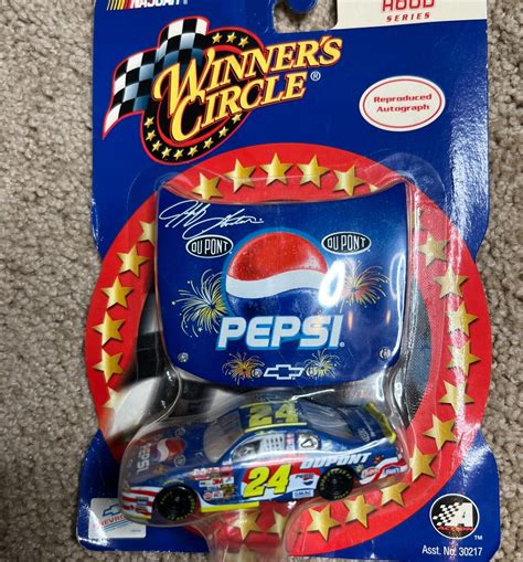 Jeff Gordon Winner S Circle Autographed Hood Series 2002 Pepsi 4th Of