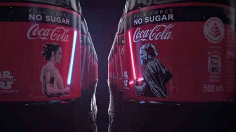 Coca Cola Limitierte Star Wars Flaschen Mit Leuchtendem Laserschwert