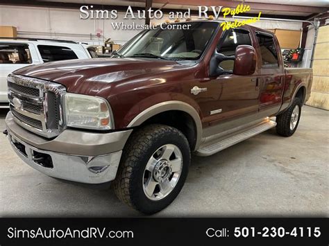 2006 Ford F 250 Sd King Ranch Crew Cab 4wd Swb Powerstroke Diesel