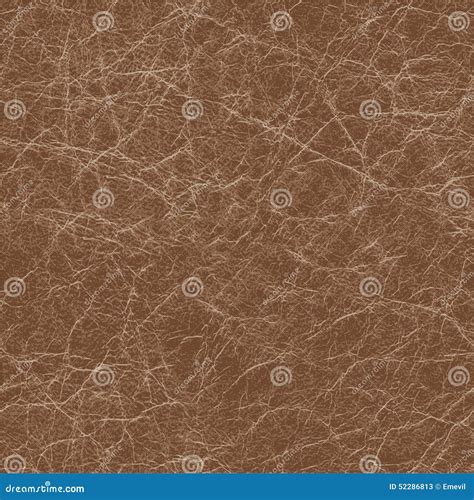 Fundo Sem Emenda Da Textura De Couro Marrom Ilustração Stock