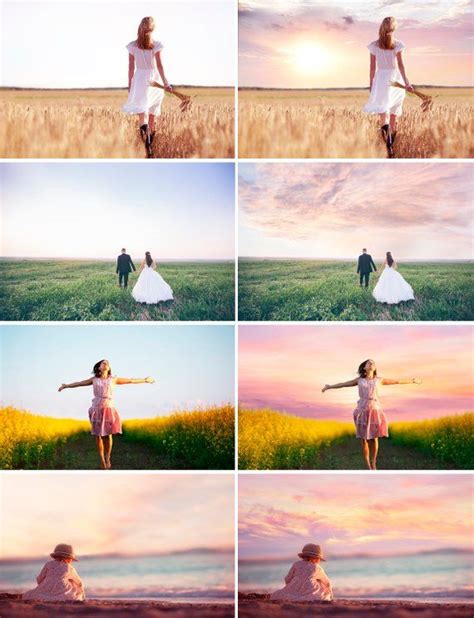 35 Sunset Dreamy Romantic Pastel Sky Skies Cloud Overlay Realistic