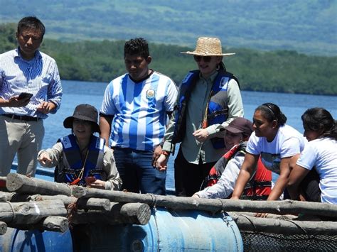 MARENA Y JICA Visitan Las Jaulas Flotantes En Chinandega Radio La