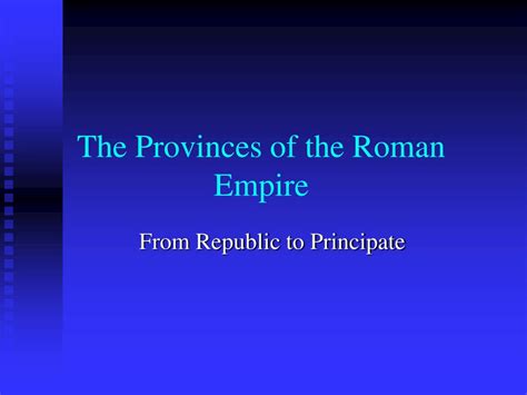 PPT - The Augustan Principate PowerPoint Presentation, free download ...