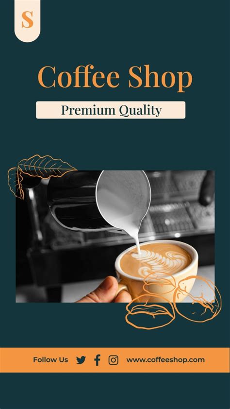 Free Premium Coffee Shop Instagram Story Template