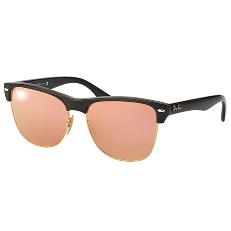 Ray Ban Oversized Clubmaster Rb 4175 877z2 Demi Shiny Black Clubmaster Plastic Sunglasses