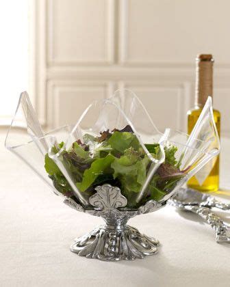 Arthur Court Fleur De Lis Stand With Acrylic BowlPrice 85 00 Visit