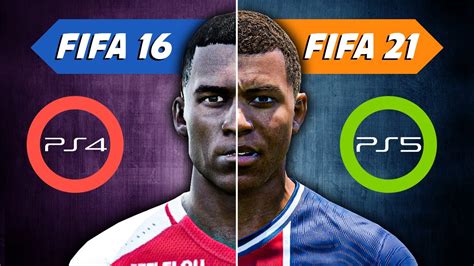 Kylian Mbappe Evolution In Fifa [fifa 16 Fifa 21] Youtube