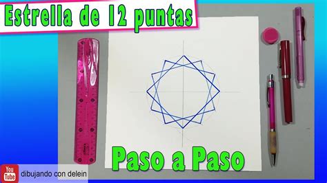 C Mo Dibujar Una Estrella De Puntas Youtube