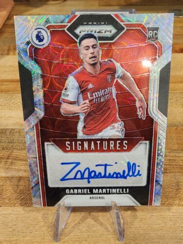 2021 22 PANINI PRIZM CHOICE SIGNATURES S GM GABRIEL MARTINELLI AUTO