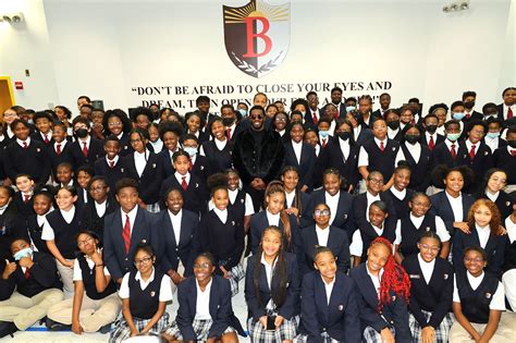 Diddy Makes Visit to The Bronx Capital Preparatory Charter School