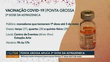 Meio Dia Paran Ponta Grossa Ponta Grossa Aplica Dose Da