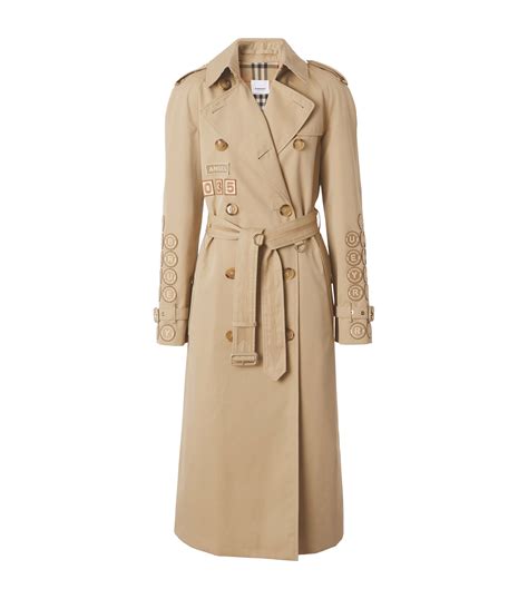 Burberry Neutrals Cotton Gabardine Trench Coat Harrods Uk