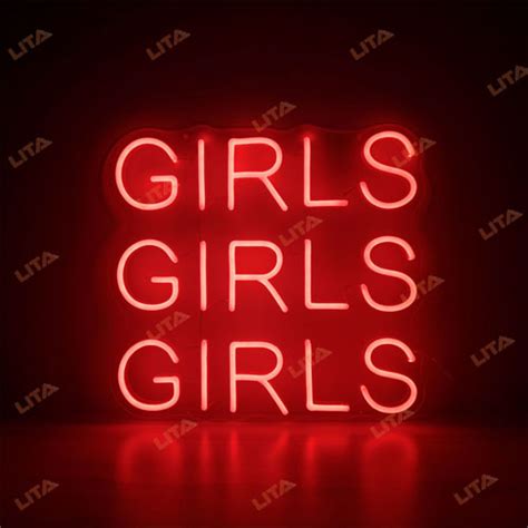 Girls Girls Girls Neon Sign Can Be Your Collections Lita Sign