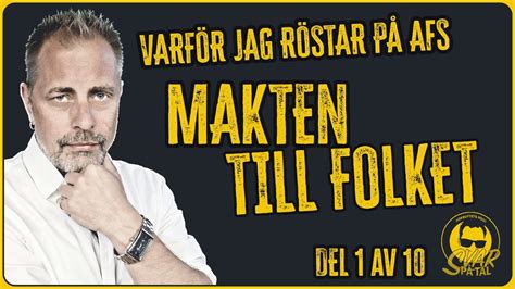 Makten Till Folket Johan Wid N Svar P Tal Youtube