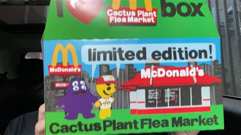 Mcdonalds Cactus Plant Flee Market Box Review Youtube