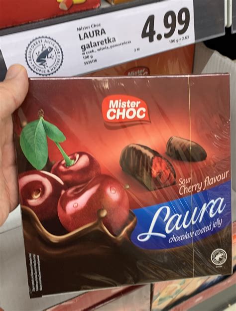 Lidl Mister Choc Laura Schokoliertes Kirschgelee Polen G