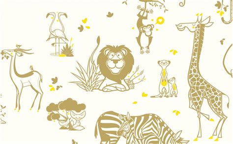 Baby Safari Wallpaper