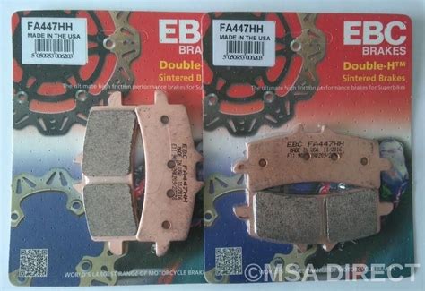 Ebc Sintered Front Disc Brake Pads Fits Kawasaki Zx10r Zx10rr 2016 To