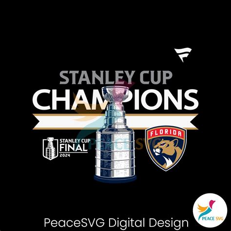 Florida Panthers 2024 Stanley Cup Champions SVG » PeaceSVG