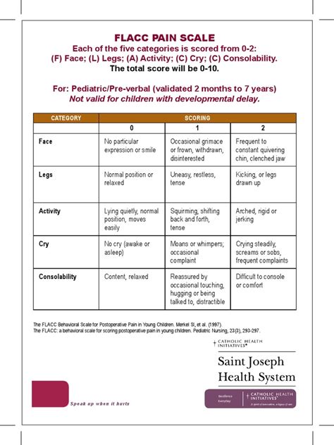 What Is Flacc Pain Scale