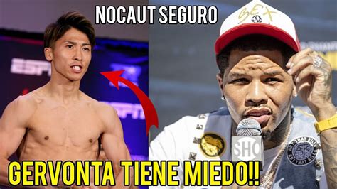 Gervonta PELEARA Con Naoya Inoue Gervonta Davis Responde YouTube