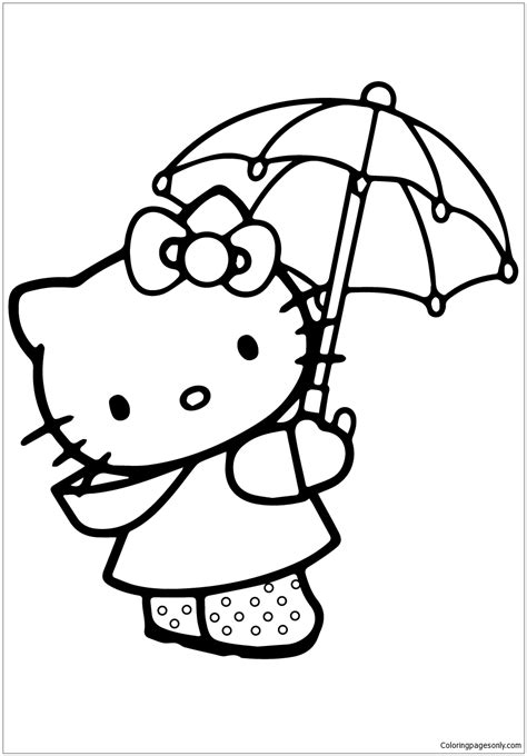 Hello Kitty Grumpy Cat Meme Coloring Pages