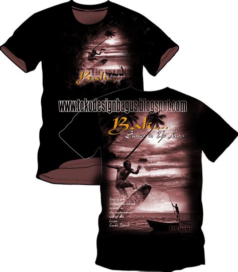 Kaos Desain Bali Sunset Desain Kaos Desain T Shirt Desain Baju Clothing Kaos Distro