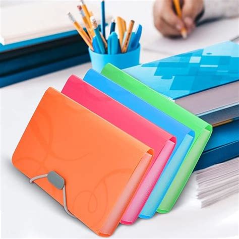 ANTHYTA 4 Pcs Classeur De Rangement Organisateur De Document A6 Avec