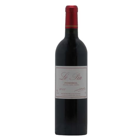 Château Le Pin 2015 Pomerol Vin Bordeaux 13 Degrés à Lombre Vins