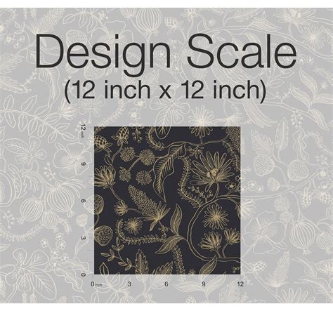 Aviary Black & Gold Peel & Stick Wallpaper by York Wall | Decorilla