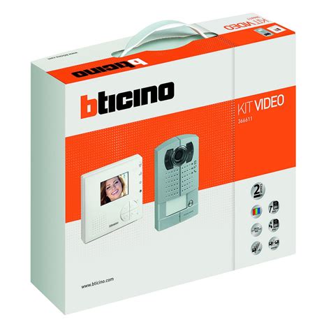 Kit Videocitofono Monitor Video Colori Fili Bticino Citofono