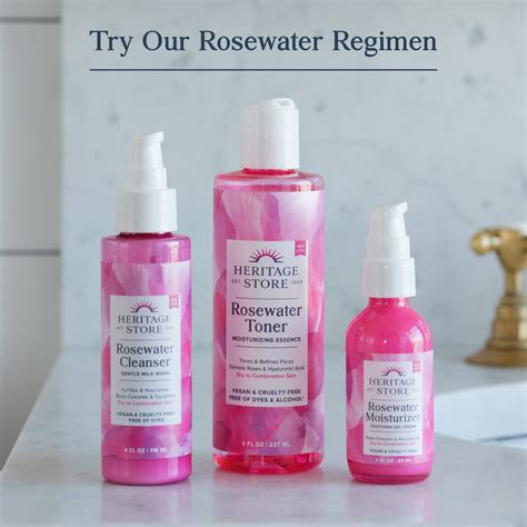 Heritage Store Rosewater And Glycerin 2 Pack Hydrating