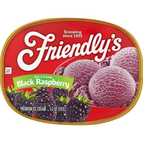 Friendly S Ice Cream Black Raspberry