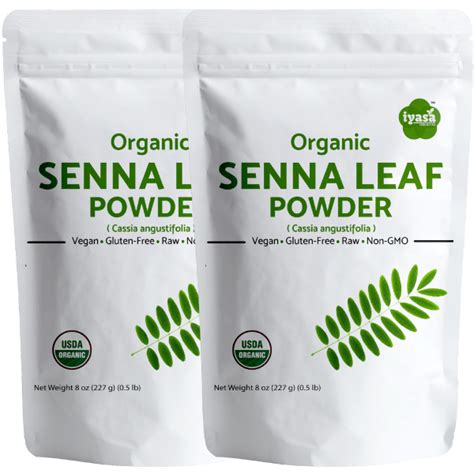 Organic Senna Leaf Powder Iyasa Holistics Reasonable Pricing And Free