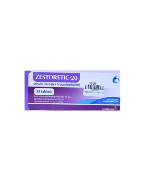 Zestoretic 20 20/25mg Tablets - Time Medical