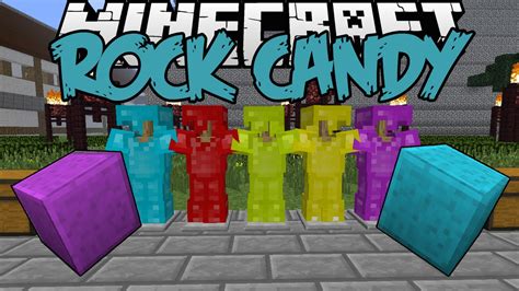 Minecraft Mod Rock Candy Power In The Form Of Sweets 1 8 Youtube