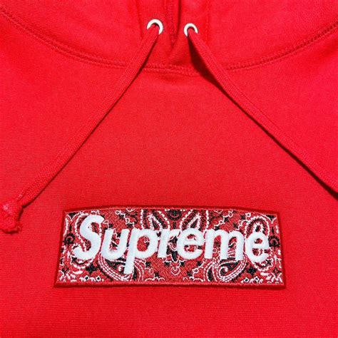 Yahoo オークション Supreme Bandana Box Logo Hooded Sweatshirt Re