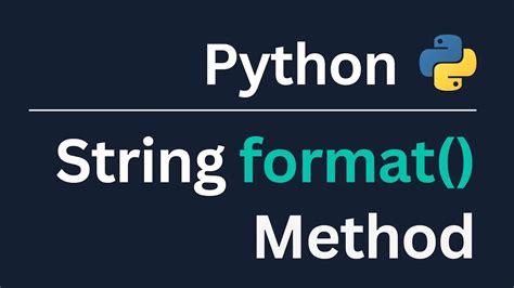 Python String Format Method Explained With Examples