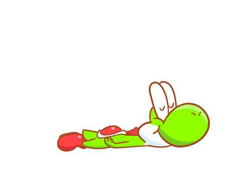 Sleeping Yoshi by ToonDreamer on DeviantArt