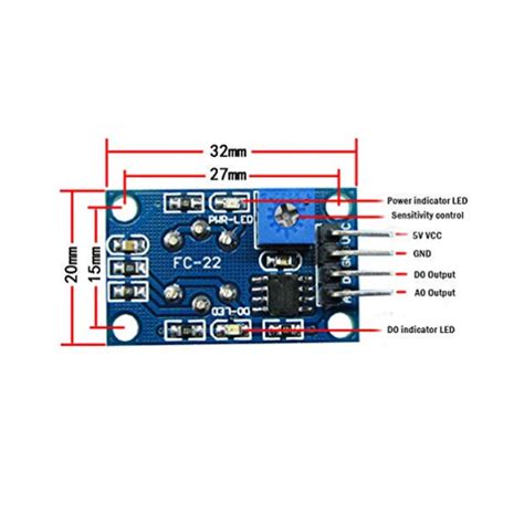 MQ2 Flammable Gas And Smoke Sensor Module Cretechs